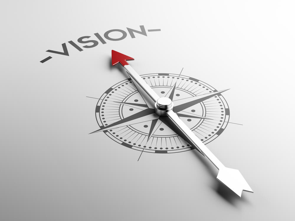 Stock Photo - Compass to Vision