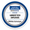 2020 Largest Tech Employers award