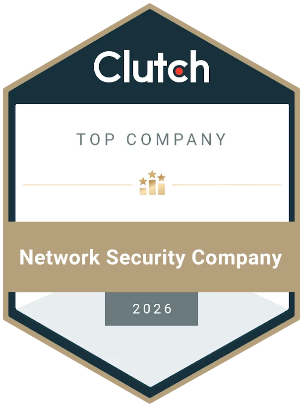 Clutch Top Network Security Company 2026 badge