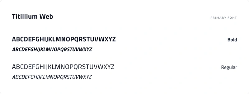 Miles IT Font Sample - Titillium Web