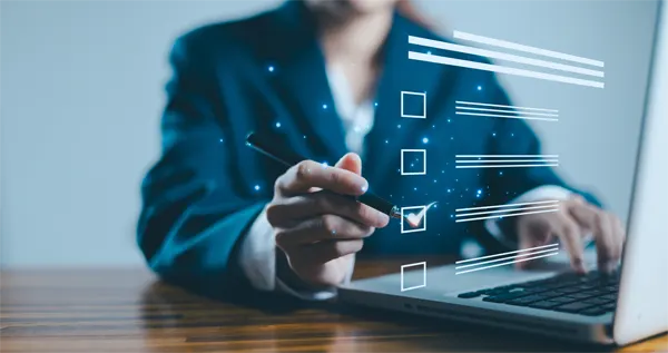 Business checking compliance requirements.