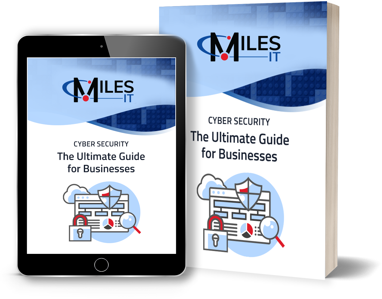 Physical and digital versions of Cyber Security The Ultimate Guide for Businesses