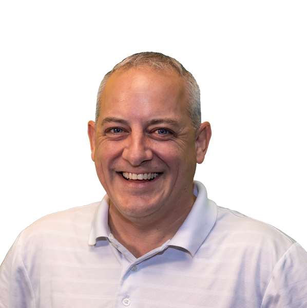 Small professional headshot of John Horner a smiling man with white hair