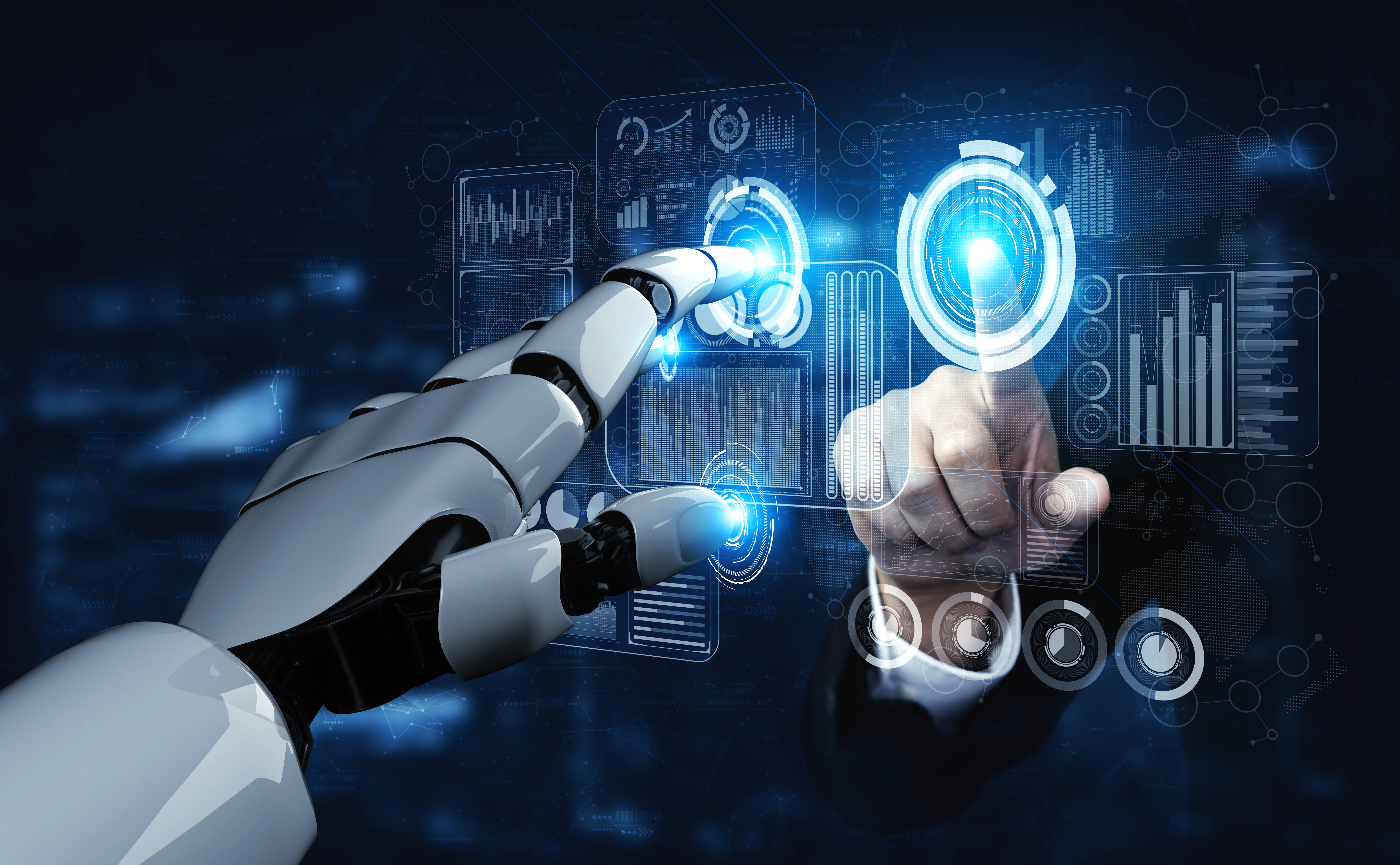 robot-hand-human-hand-touching-screen-with-charts-showing-evolution-of-ai-technologies
